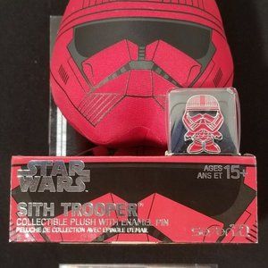 NEW Seven20 Star Wars Collectible Plush w/ Enamel Pin - Sith Trooper